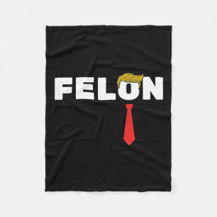 Is A Felon Trump 2024 Election American Fleece Blanket