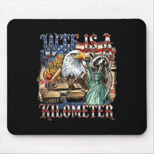 Is a kilometre funny 4th of july founding father mouse pad