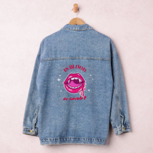 Is blood a club? Vampire Jacket, T-Shirt Denim Jacket