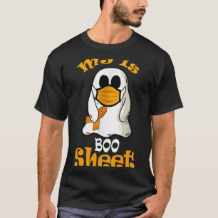 Is Boo Sheet Ghost In Mask Multiple Sclerosis Awar T-Shirt