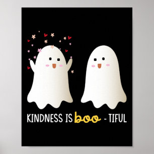 Is Boo-tiful Teacher Cute Ghost Bootiful Halloween Poster
