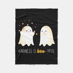 Is Boo Tiful Teacher Cute Ghost Halloween Fleece Blanket