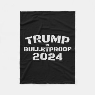 Is Bulletproof 2024 Fight! Fight! Fight! Election Fleece Blanket