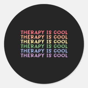 Is Cool Self Care Mental Health Awareness  Classic Round Sticker