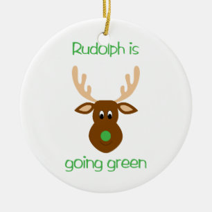 is going green Christmas ornaments