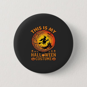Is Halloween Costume Witch Castle Cauldron 6 Cm Round Badge