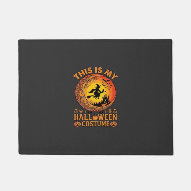 Is Halloween Costume Witch Castle Cauldron Doormat (Front)