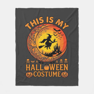 Is Halloween Costume Witch Castle Cauldron Fleece Blanket