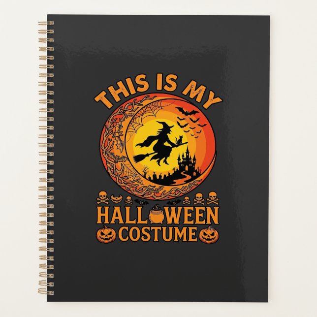 Is Halloween Costume Witch Castle Cauldron Planner (Front)