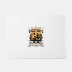 Is Human Costume French Bulldog Pumpkin Halloween_ Doormat