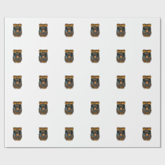 Is Human Costume Pug Halloween Pumpkin Tombstone_1 Wrapping Paper