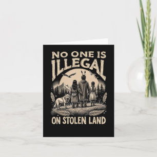 Is Illegal On Stolen Land 90s Card