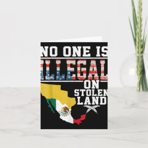 Is Illegal On Stolen Land Gifts Native Americans  Card
