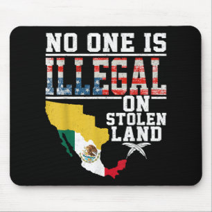 Is Illegal On Stolen Land Gifts Native Americans Mouse Pad