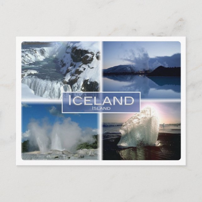 IS Island - Iceland - Postcard (Front)