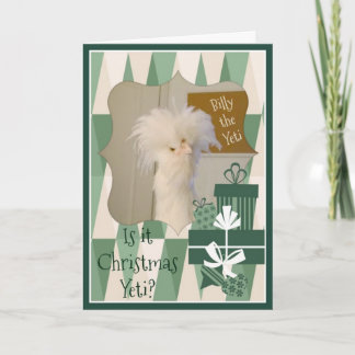 Is it Christmas Yeti? Holiday Card
