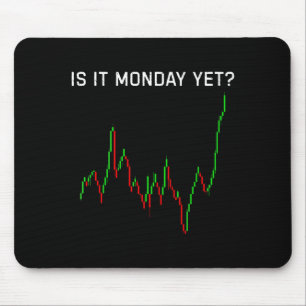 Is It Monday Ye Funny Stock Market Humor  Mouse Pad