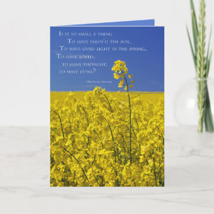 Is It So Small a Thing? Card
