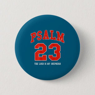 Is Jesus Psalm 23 Lord Shepherd 6 Cm Round Badge