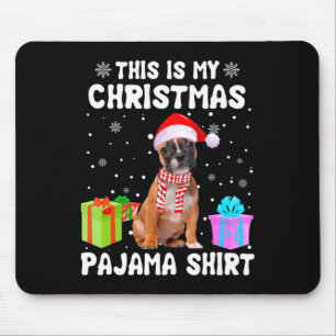Is My Christmas French Bulldog Dog Pajama Puppy Lo Mouse Pad