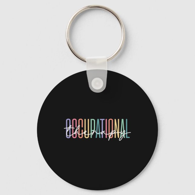 Is My Favourite Occupation Autism Special Educatio Key Ring (Front)