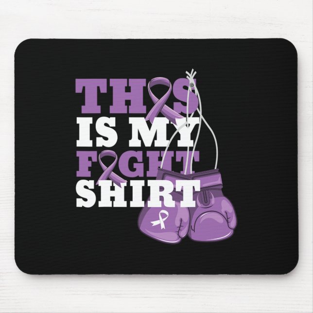 Is My Fight Alzheimerheimer Fighter Support Strong Mouse Pad (Front)