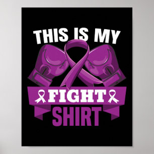 Is My Fight Fibromyalgia Fighter Support Strong  Poster