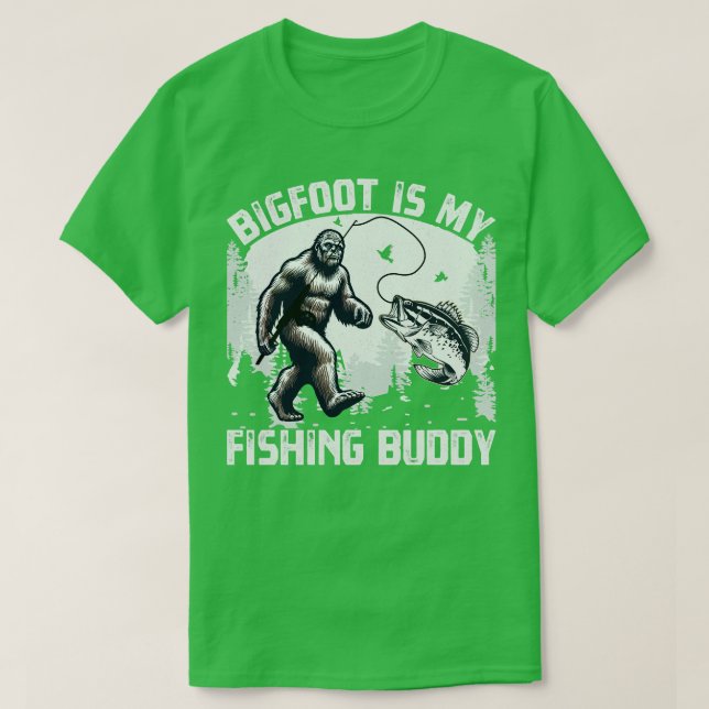 is my fishing buddy Outr Adventure T-Shirt (Design Front)