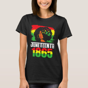 Is My Independence 1865 Day Black Women Pride  T-Shirt