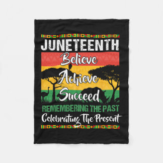 Is My Independence Day African 1865 Freedom Day  Fleece Blanket