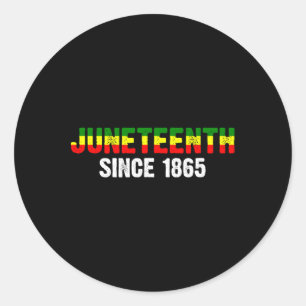 Is My Independence Day African American Women Classic Round Sticker