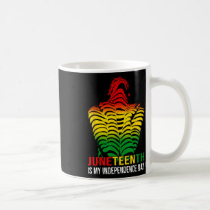 Is My Independence Day Afro American African 1865  Coffee Mug