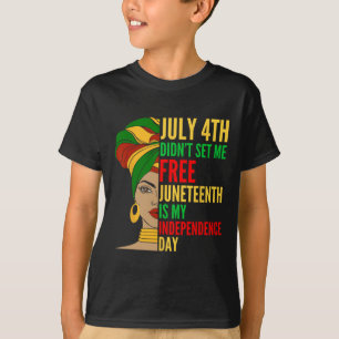 Is My Independence Day Black History Civil Rights T-Shirt