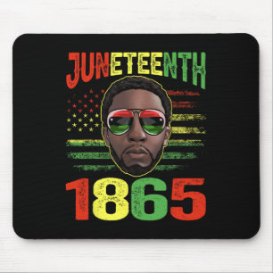 Is My Independence Day Black King Fathers Day Men  Mouse Pad