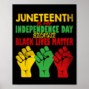 Is My Independence Day Free Ish Since 1865 Poster