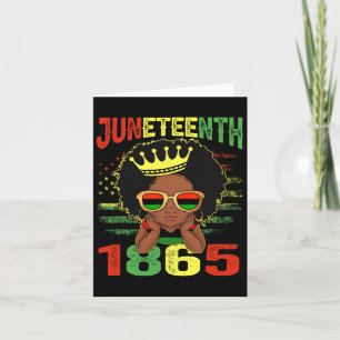 Is My Independence Day Juneteenth 1865 Women Kid  Card