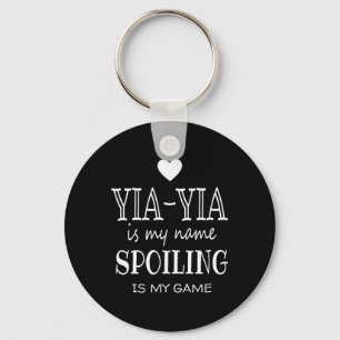 Is My Name Yia-yia Gifts For Greece Greek Grandma Key Ring