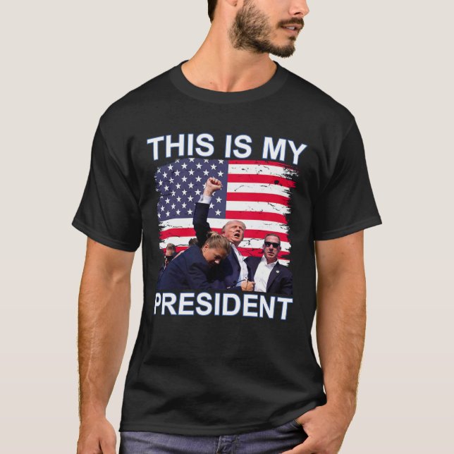 Is My President Trump 2024 Elections  T-Shirt (Front)