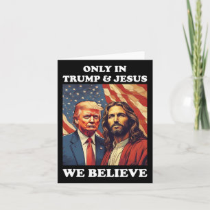 Is My Saviour Trump Is My President Pro Republican Card