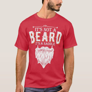 is Not a Beard funny gift with a Beard illustratio T-Shirt