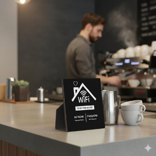 Is On The House Wifi Password plaque