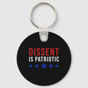 Is Patriotic - Feminist Activist Protest Key Ring