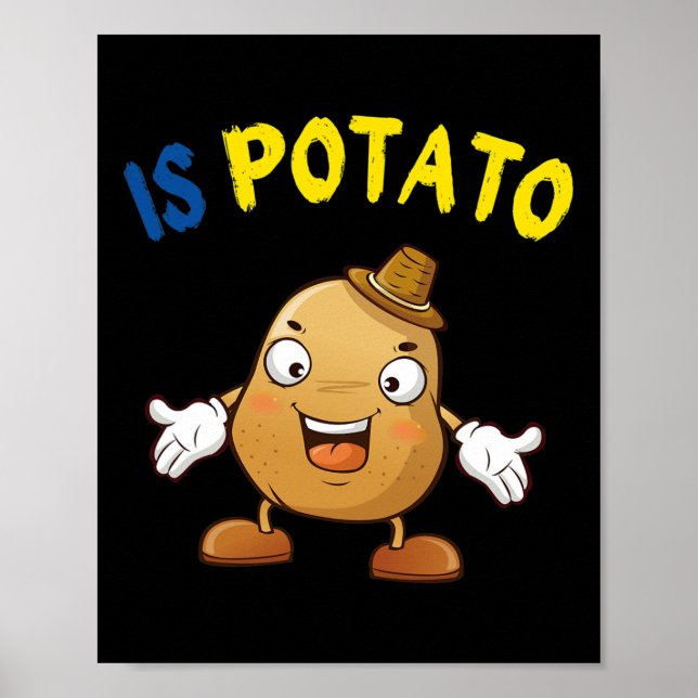 Is Potato Funny Ukraine Joke Support Ukraine Is Po Poster (Front)