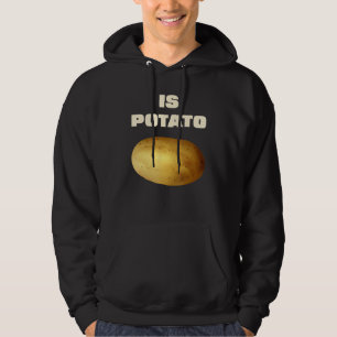 Is Potato In Television As Seen On Late Night Pot Hoodie