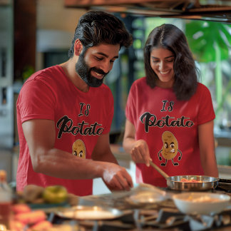 Is Potato Late Night Talk Show Angry Kawaii Potato T-Shirt