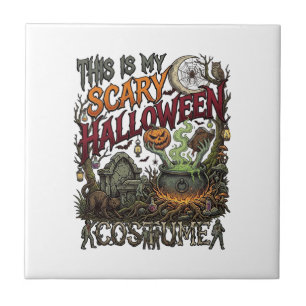 Is Scary Halloween Costume Cauldron Pumpkin Cat_1 Tile