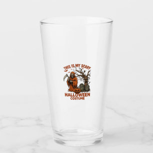 Is Scary Halloween Costume Orange Reaper Pumpkin_1 Glass