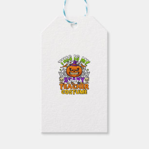 Is Scary Teacher Costume Haloween Pumpkin Witch Ha Gift Tags