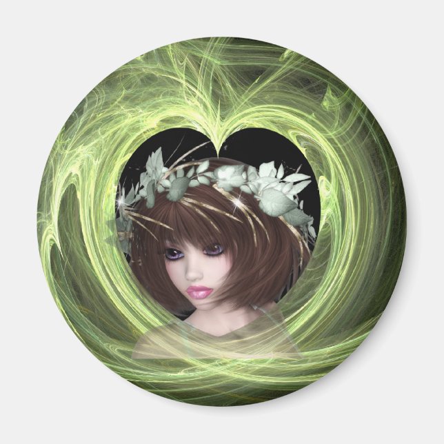 Is She a Dream? Fantasy/Fractal Magnet (Front)