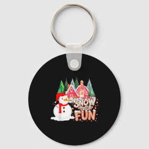 Is Snow Much Fun Winter Christmas Teacher Holiday Key Ring